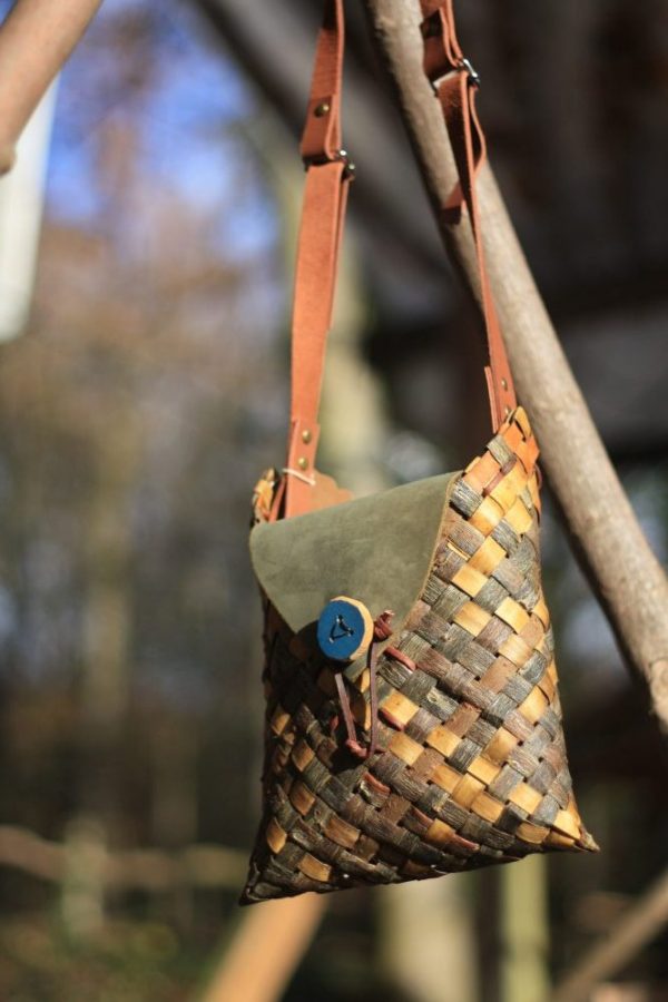 Woven willow bark side bag (pre-order)