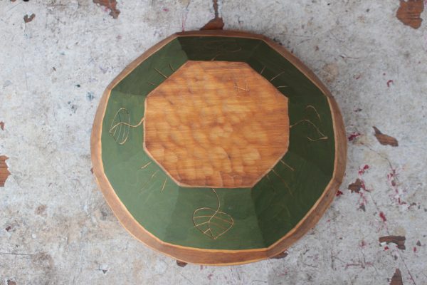 Forest green Alder leaf bowl - Image 2